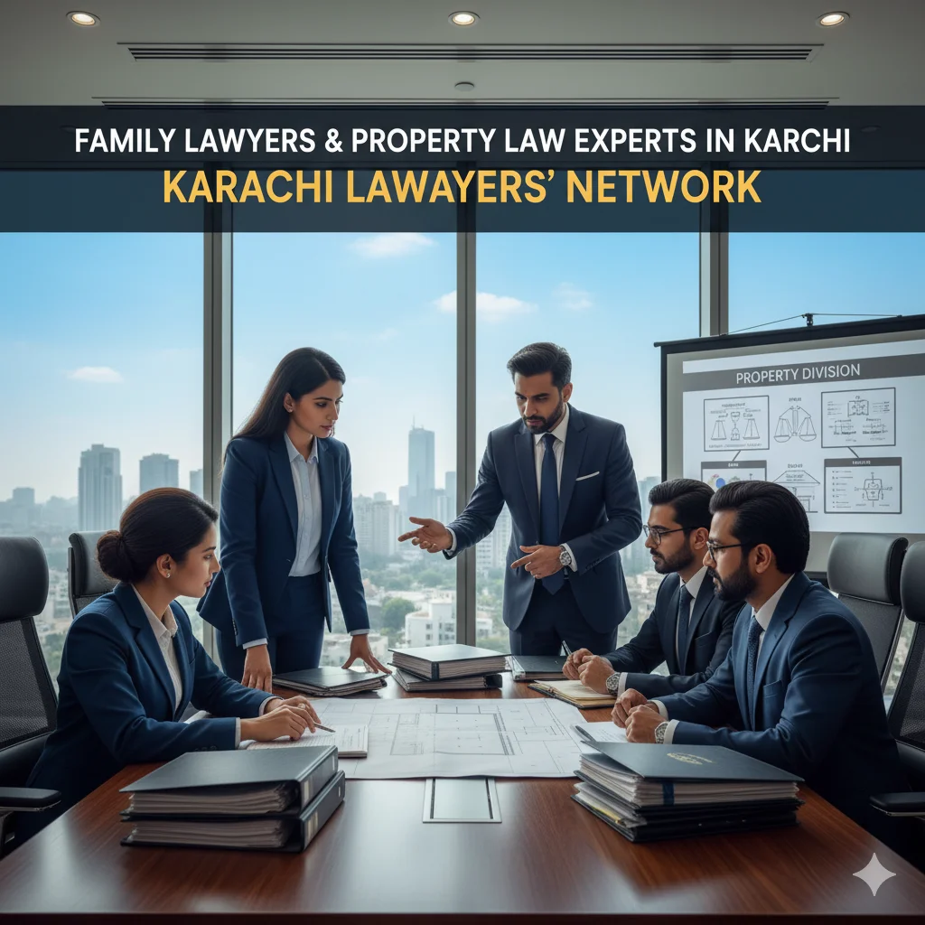 Experienced family and property lawyers in Karachi providing legal consultation