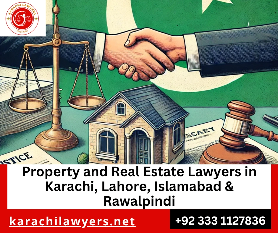 Pakistan property dispute lawyer consulting with client.